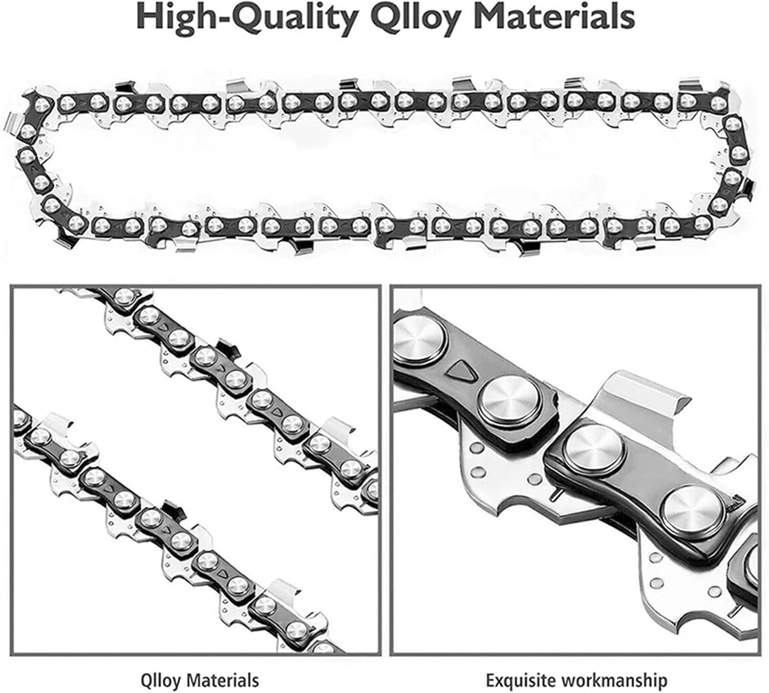 16インチチェーンソーセミチゼル交換用チェーン - 3/8インチLP